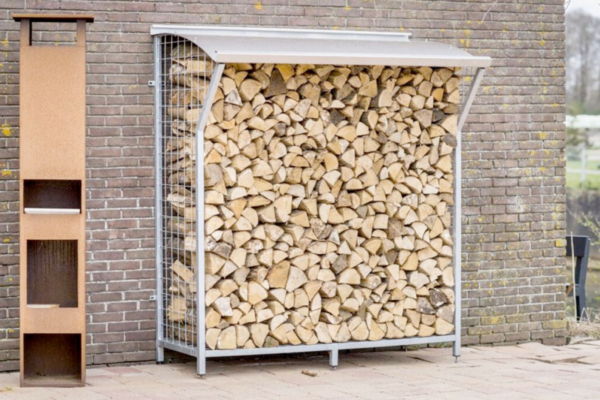 Waarom een stalen haardhout opslag?